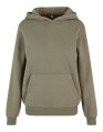 Dames Hoodie Build Your Brand Fluffy BY289 Pale Olive